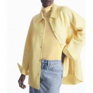 Cos Yellow Wool Coat